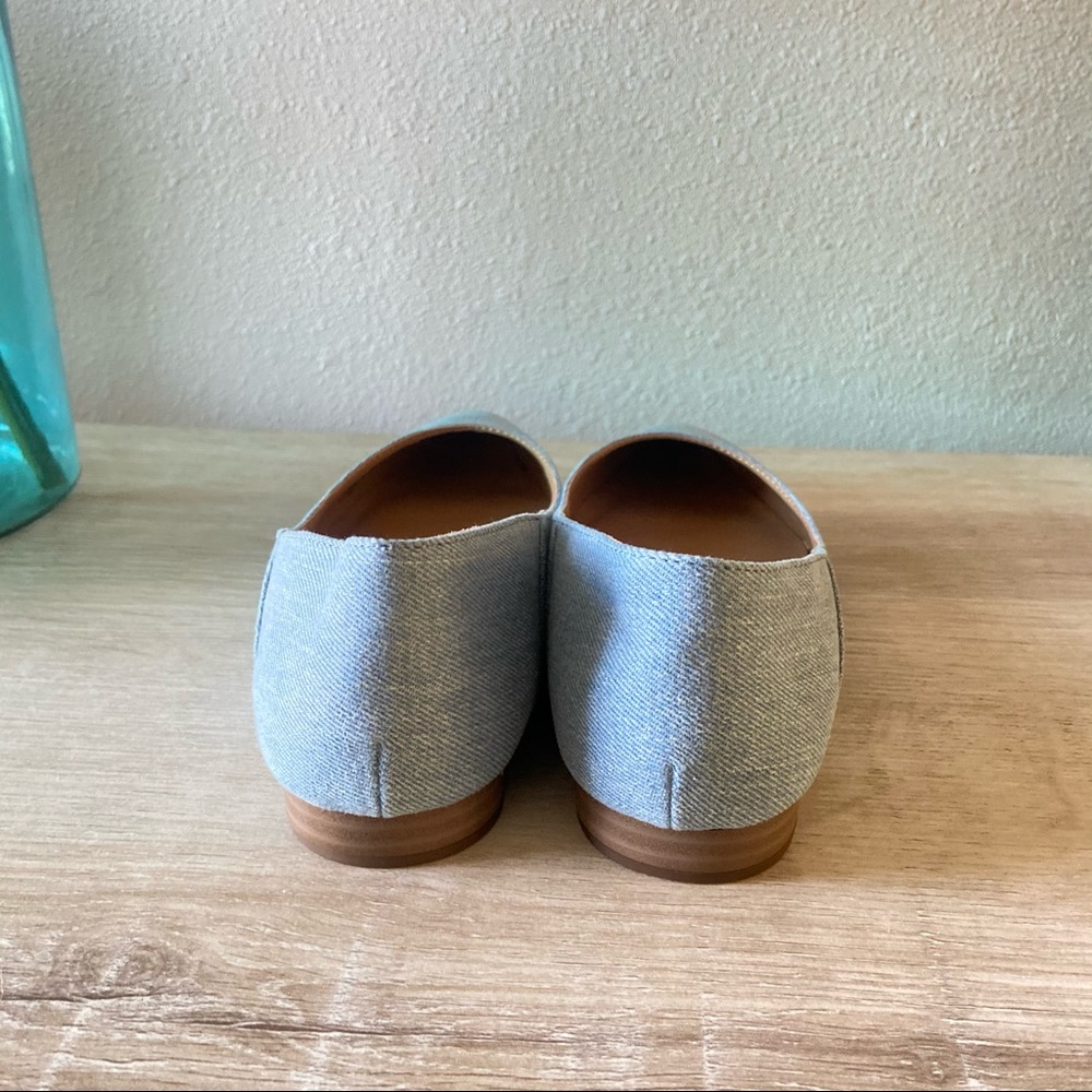 Lucky Brand Bylando Denim Pointy Flats - Picture 6 of 7